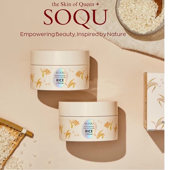 SOQU Rice Cream Moisturizing & Brightening - Cream - Picture 5 of 5